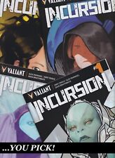 INCURSION 1 2 3 or 4 NM 2019 VALIANT comics sold SEPARATELY you PICK picture