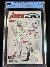 Avengers: Curse of the Man-Thing #1 CBCS 9.8 White Marvel 1:10 Design Variant picture