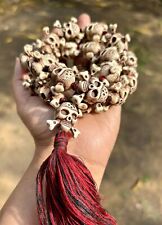 Goddess KALI Nar Mund Mala ROSARY Carved Skull Big Prayer Beads halloween picture