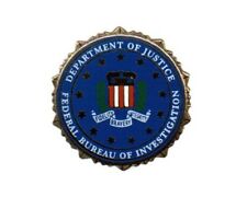 Dept Of Justice FBI + a custom promo pin picture
