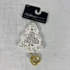 First Christmas Married Ornaments Not Dated Engagement Gift for Couples Newlywed picture