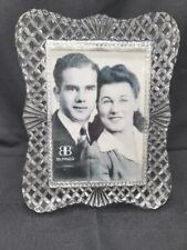 Genuine Lead Crystal Frame 5” x 7” BURNES  New Never Used picture