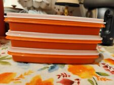 Tupperware Lot Of 3 With Seals Pre-owned Vintage MADE IN USA 🇺🇸  picture