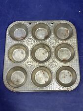 Vintage Ovenex 9 Compartment Small Muffin Pan, Made In England, Very Old picture