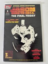 Jason Goes To Hell The Final Friday #1/ 1993 Topps Comics Glow W/CARDS Sealed picture