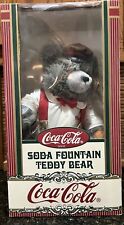1999 Coca-Cola Soda Fountain Bear #645 of 5000 COA NIB Bearnard Bearranson Coke picture