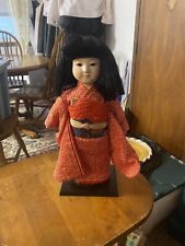 Antique Vintage 16 Inch Ichimatsu Doll Japanese Kimono picture