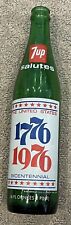 1976 7-Up Bottle  Bicentennial - 1776-1976-Liberty Bell -Commerotive - Perfect picture