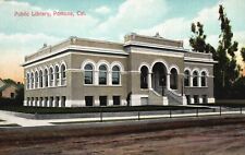 Vintage Postcard Public Library Building Historic Landmark Pomona California CA picture