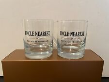 Two (2) Uncle Nearest Premium Whiskey Rocks Glasses picture