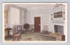 Postcard Mount Vernon Virginia West Parlor George Washington picture