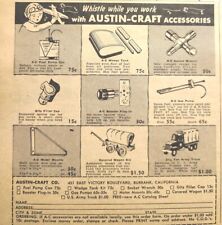Vintage Print Ad 1949 Austin-Craft Accessories Model Airplanes Tools Burbank CA picture