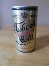 Vintage TUBORG GOLD 12oz Pull Tab Aluminum Beer Can~Danish Beer~VG Shape picture