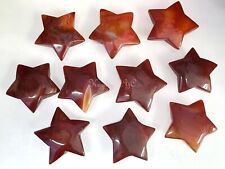 Wholesale Lot 10 Pcs Natural Carnelian Crystal Stars Healing Energy picture