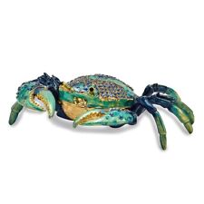 Bejeweled Blue Crab Trinket Box picture
