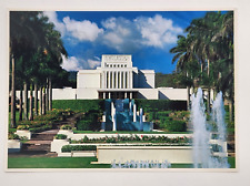 postcard The Mormon Temple Laie Oahu Hawaii Unposted Church of Latter Day Saints picture