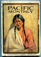 Pacific Monthly Magazine August 1911- pulp format- JH Sharp cover FAIR picture
