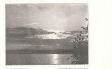 Vintage Postcard Sunset Kiamesha Lake Hamlet Sullivan County New York NY picture