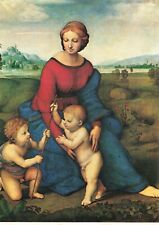 Postcard Raphael Raffaello Italian Museum Art Card Madonna Del Prato  picture