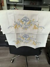 BEAUTIFUL EMBROIDERED PAIR OF PILLOW CASES  choice of 13 never used sets picture