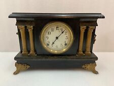 Antique Sessions Clock 2 Pillar With Weight and Key -- Untested picture