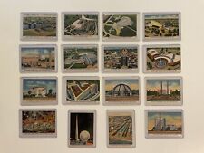 RARE Lot of 16 New York World’s Fair 1939 Officially Licensed Trading Cards picture