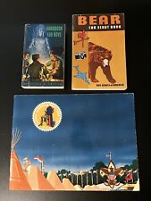 Boy Scout Cub Scout Lot Of 3 Vintage Paperback Books Handbook Bear picture