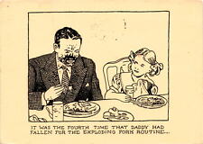 Daddy, Seattle, Washington, Father's Day dinner Postcard picture
