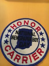 Rare Vintage National Newspaper Boy Honor Carrier Patch Indiana picture