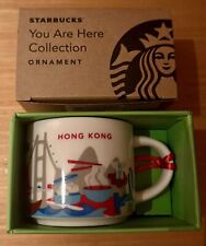 Starbucks Coffee 2oz Hong Kong Mug YAH YOU ARE HERE Mini Espresso Cup NIB picture