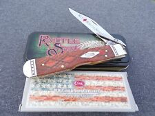 CASE XX *c SFO 2021 RED RATTLESNAKE CHEETAH KNIFE KNIVES picture