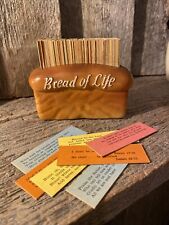 Vtg. 1971 Bread Of Life PROMISE BOX w/scripture  Daily Readings Made Hong Kong picture