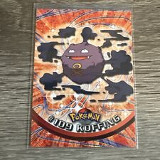 Koffing Pokemon Topps TV Animation Edition #109 1998 Blue logo - NM picture
