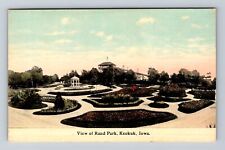 Keokuk IA-Iowa, Panoramic View Rand Park, Antique Souvenir Vintage Postcard picture