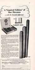 1955 Dunhill PRINT AD features: Havanas Variety Box Cigars picture
