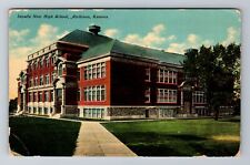 Atchison KS-Kansas, Ingalls New High School, Antique Vintage Souvenir Postcard picture