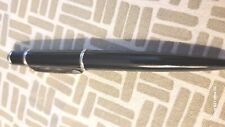 AUTHENTIC CARTIER DIABOLO ROLLERBALL PEN BLACK RESIN SILVER PLATED BARELY USED picture