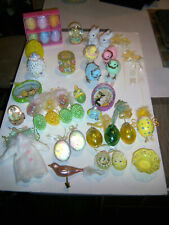  Vtg  ADORABLE HUGE LOT VARIETY NEAT UNUSUAL  EASTER ORNAMENTS & MORE DECOR picture