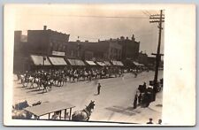 Postcard Circus Parade May 1913 10-Horse Drawn Wagon RPPC T111 picture