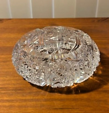 Vintage Crystal Ashtray Possibly ABP Hand Cut Excellent Condition 5