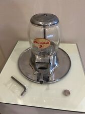 VINTAGE ABBEY CASH TRAY 5 CENT VENDING MACHINE WITH KEY picture