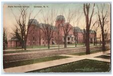 c1930's State Normal School Geneseo New York NY, Handcolored Antique Postcard picture