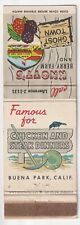 Vintage Knot’s Berry Farm & Ghost Town Buena Park California CA Matchbook Cover picture