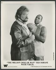 1989 WWF Original Press Photo The Million Dollar Man With Virgil picture