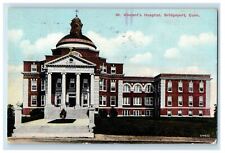 1913 St. Vincent's Hospital, Bridgeport Connecticut CT Posted Postcard picture