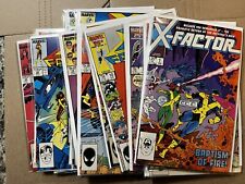 X-Factor 1 4 5 7 10 12 17 19 21 22 23 25 28 30 33 34 38 Avg VF/NM picture