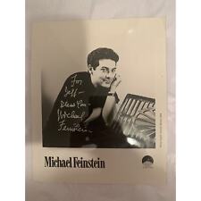 Vintage Michael Feinstein - INSCRIBED PHOTOGRAPH SIGNED 8 x 10 Lobby Card picture
