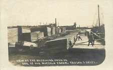 Postcard RPPC New York Buffalo 1909 Logging Lumber Sawmill 23-2136 picture