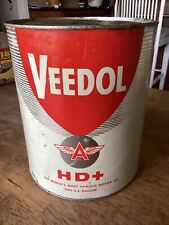Veedol Flying A HD+ Motor Oil Composite Can 1 Gallon Empty picture