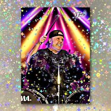 Lars Ulrich Holographic Headliner Sketch Card Limited 1/5 Dr. Dunk Signed picture
